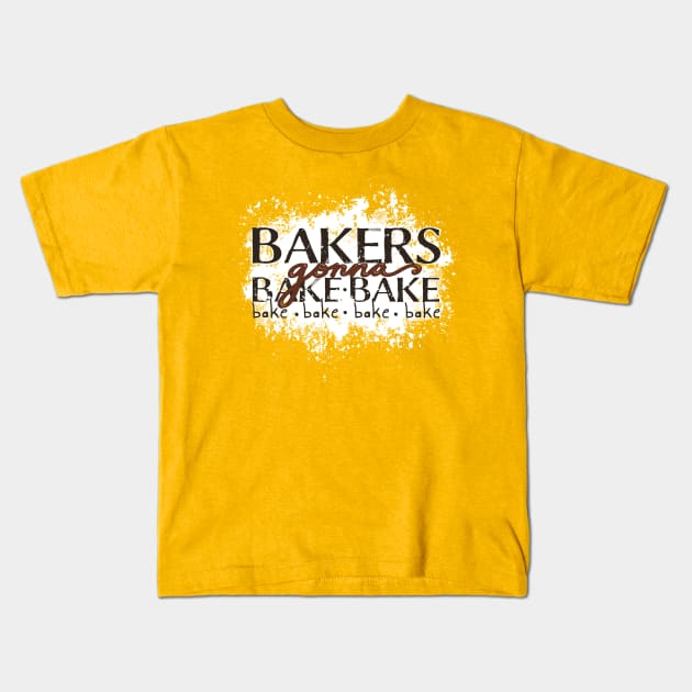 Bake It Off Kids T-Shirt by oneshoeoff